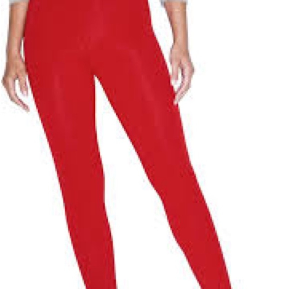 American Apparel red spandex pants/leggings - Picture 4 of 5